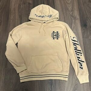 😎💥 Hollister hoodie 💪🏼 😎 tan - XS excellent condition